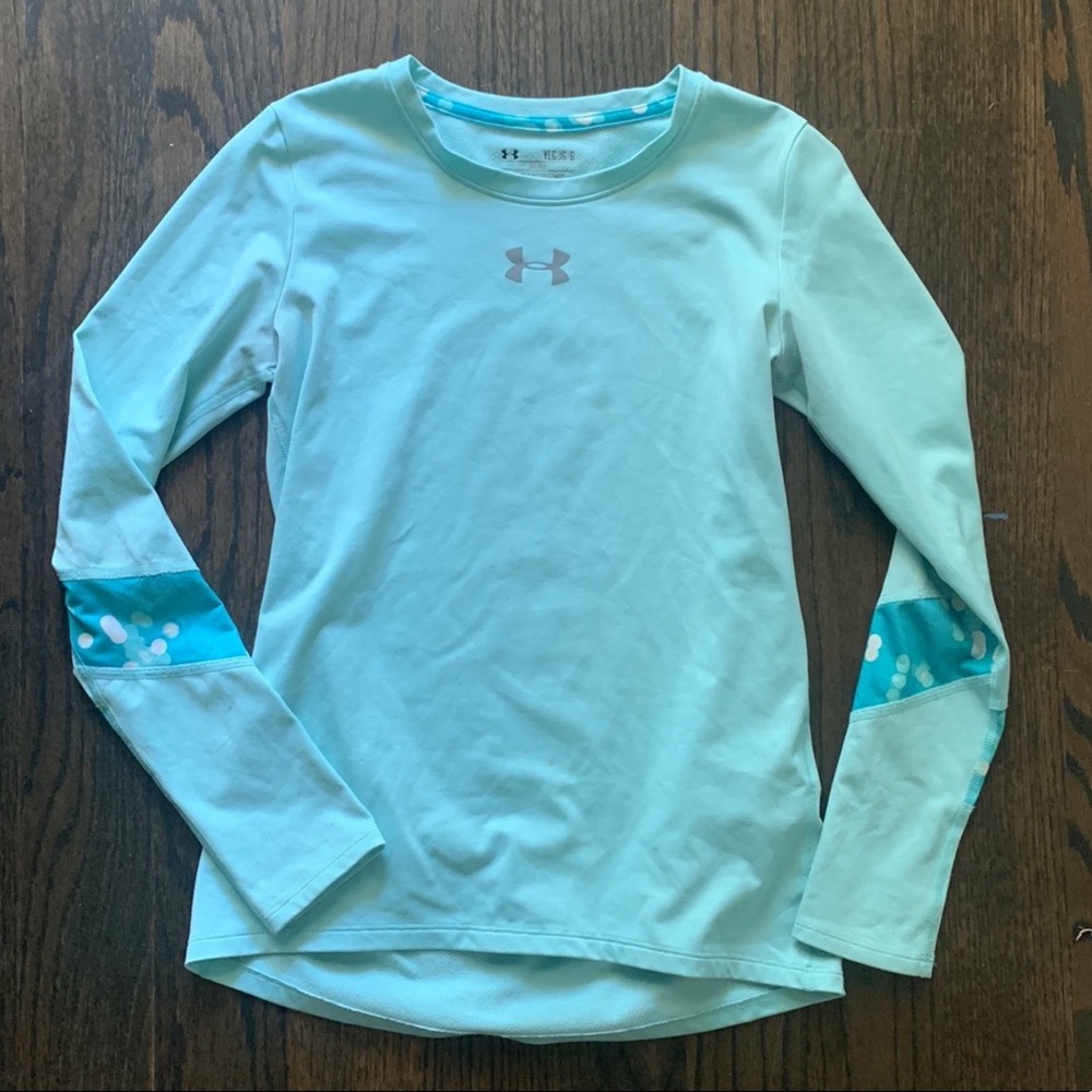 Girl's blue athletic shirt